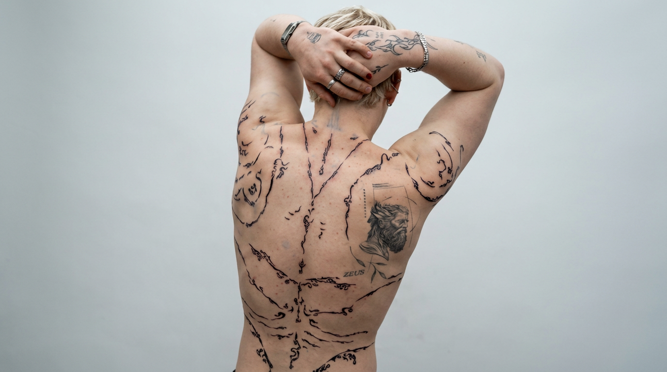 RAW: Direct Art on the Skin (No Stencil)